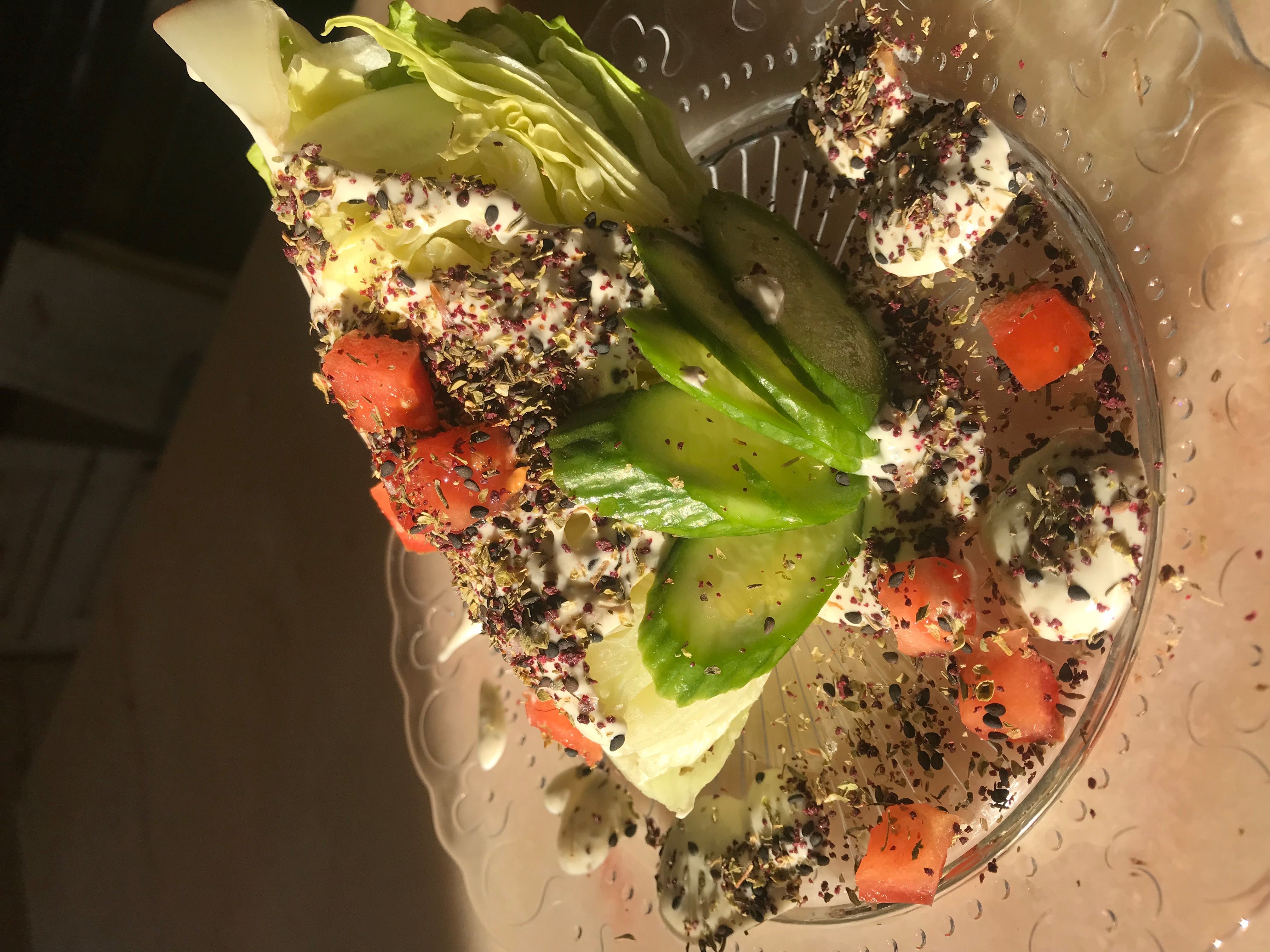 Wedge Salad with Cashew Ranch and Za’atar