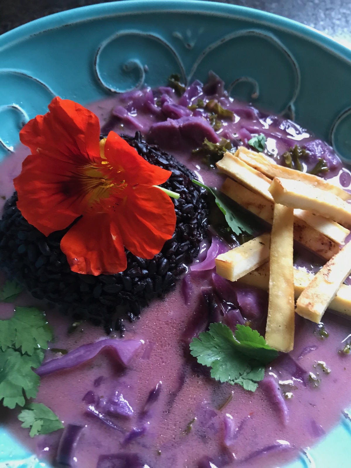 Thai Purple Curry with Black Forbidden Rice